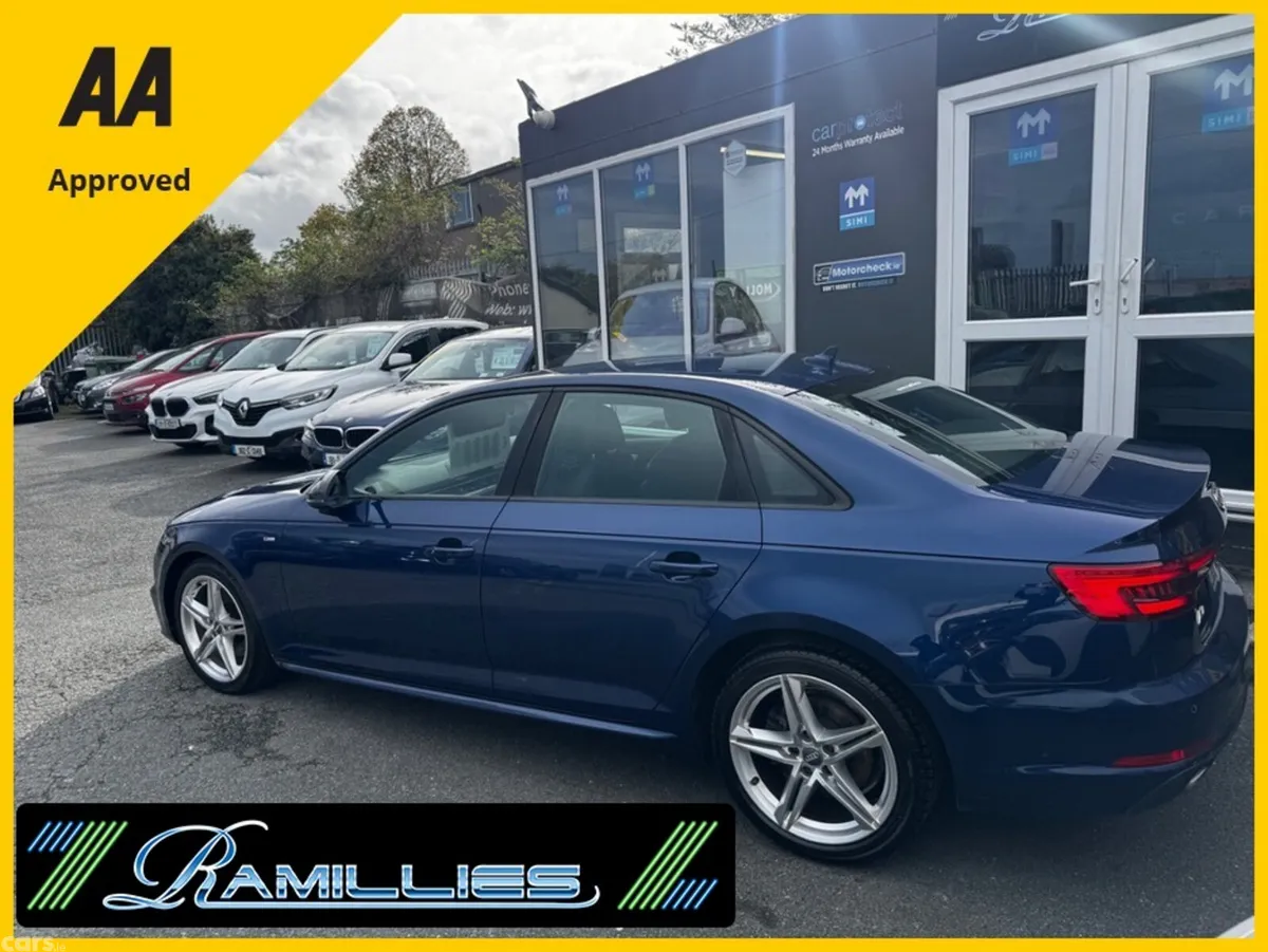 Audi A4 Saloon, Diesel, 2017, Blue