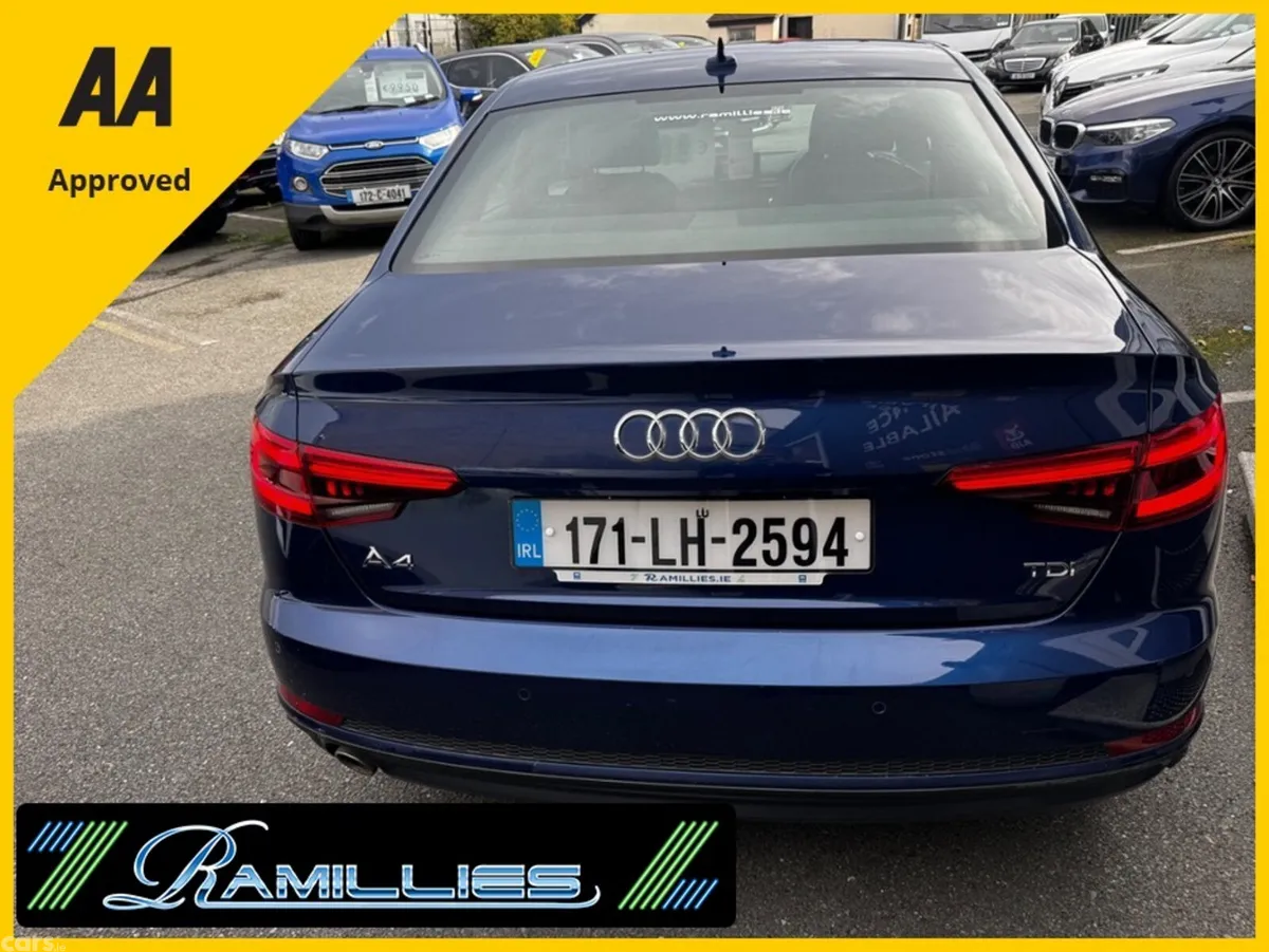 Audi A4 Saloon, Diesel, 2017, Blue