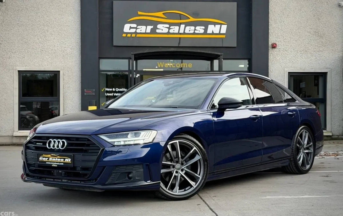 Audi A8 Saloon, Diesel Hybrid, 2021, Blue