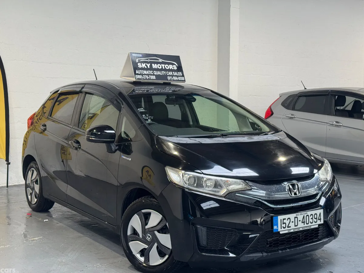 Honda Fit Hatchback, Petrol Hybrid, 2015, Black