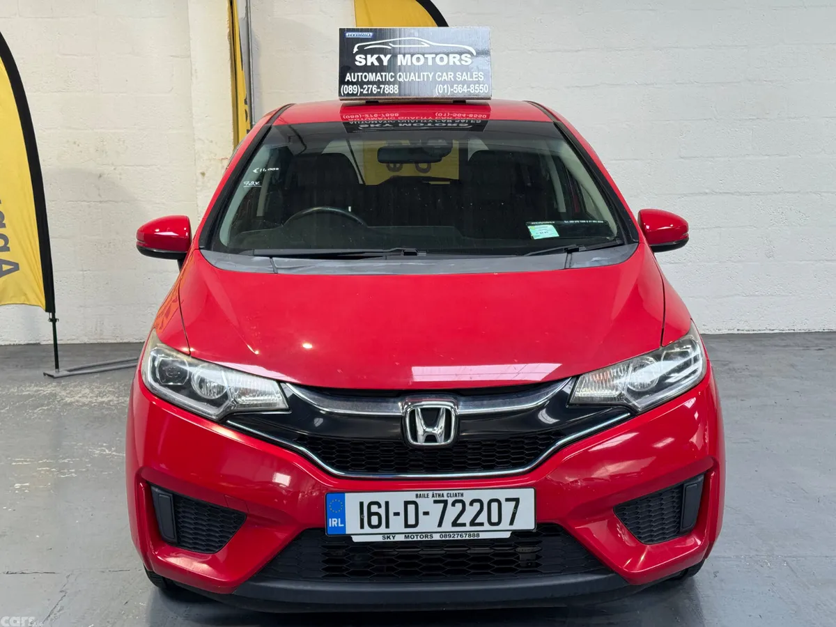 Honda Fit Hatchback, Petrol Hybrid, 2016, Red