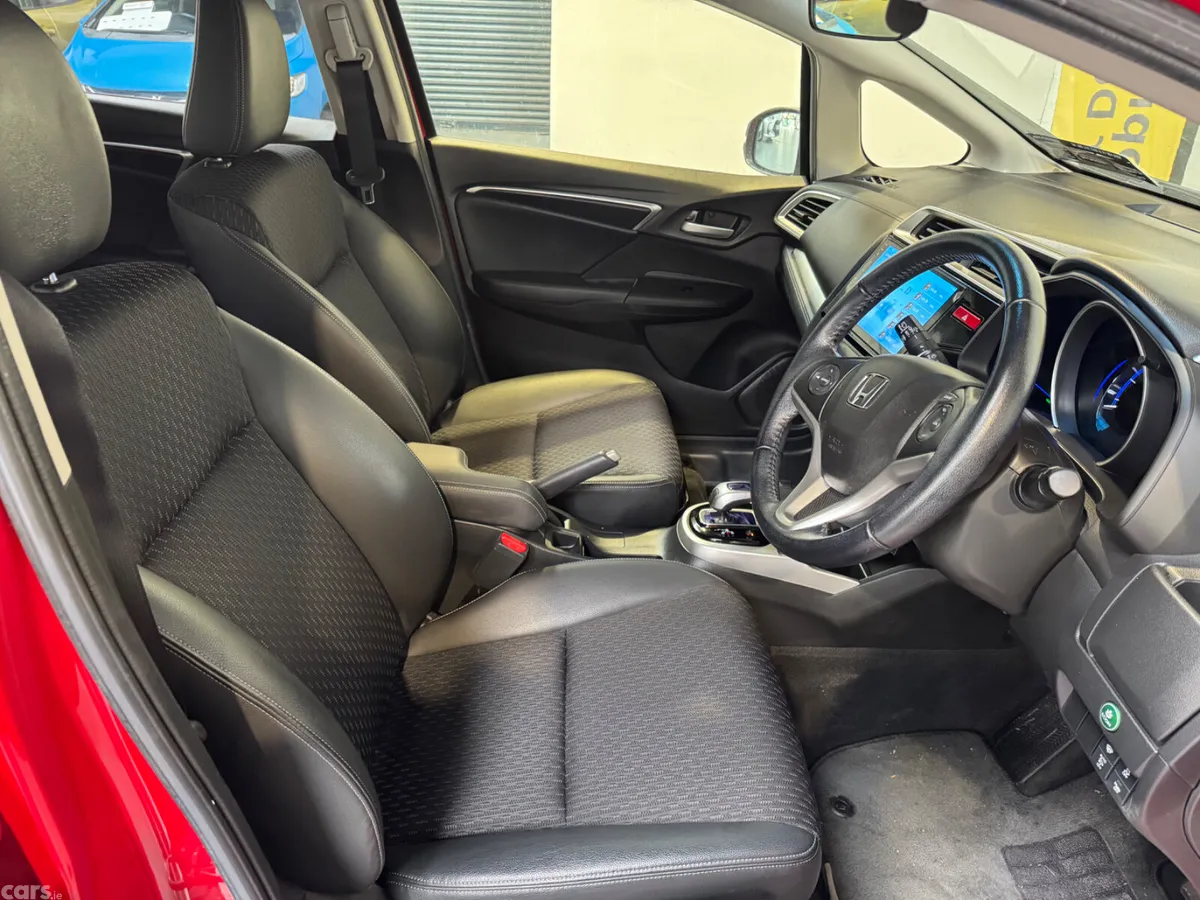 Honda Fit Hatchback, Petrol Hybrid, 2016, Red