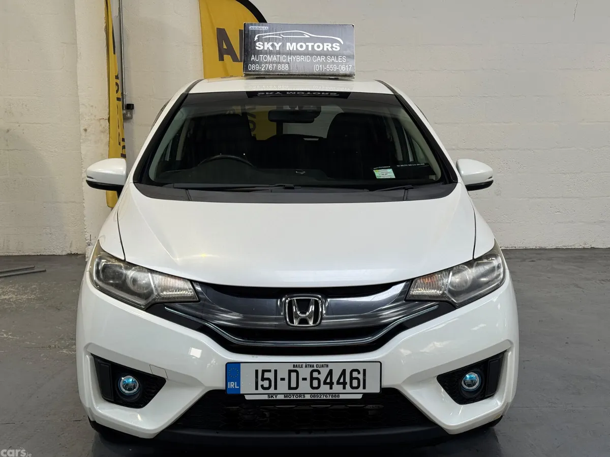 Honda Fit Hatchback, Petrol Hybrid, 2015, White