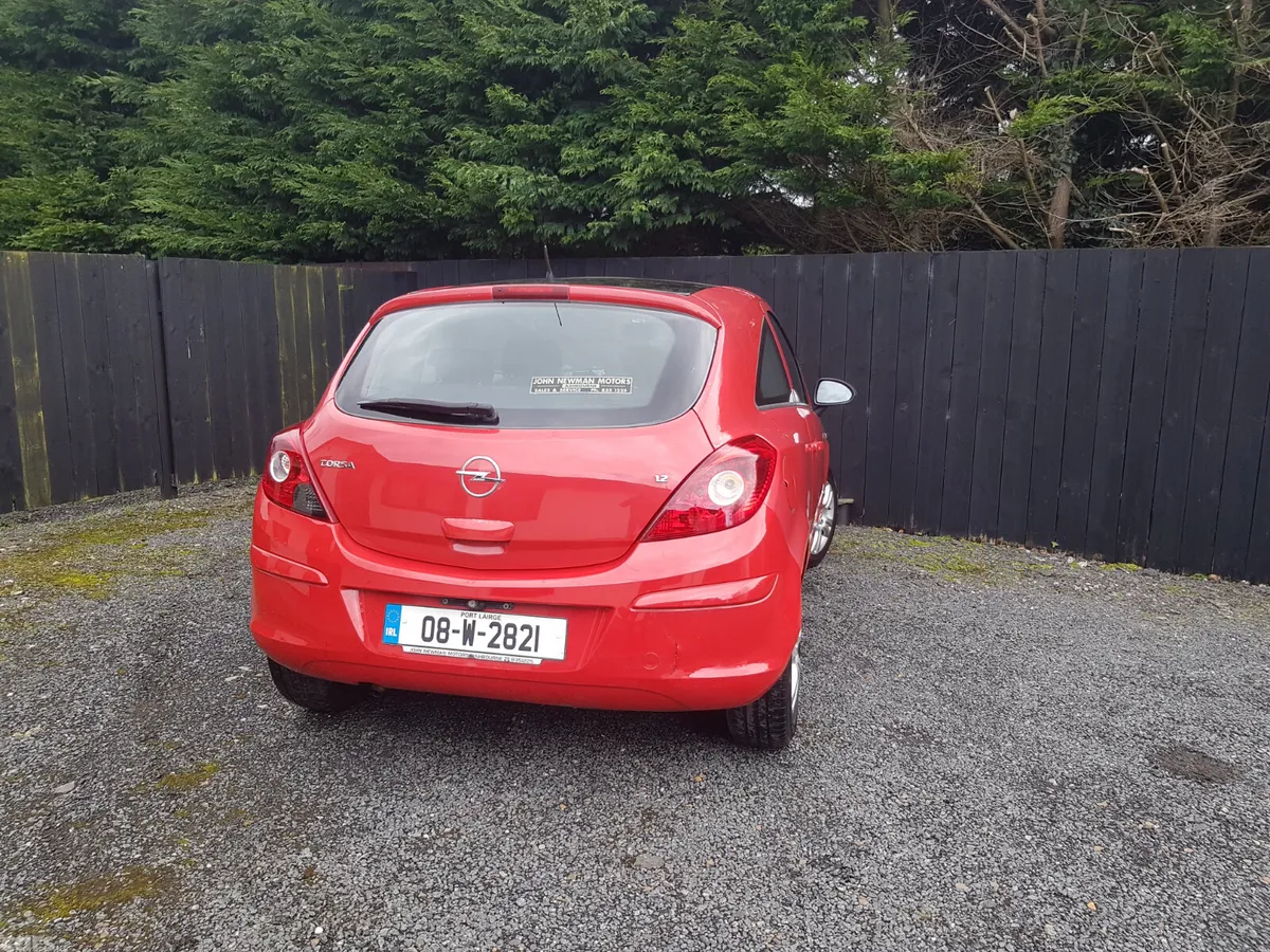 Opel Corsa Hatchback, Petrol, 2008, Red