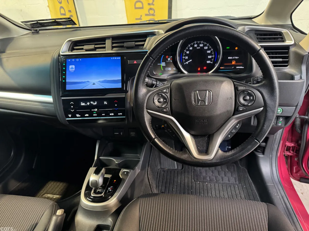 Honda Fit Hatchback, Petrol Hybrid, 2017, Red