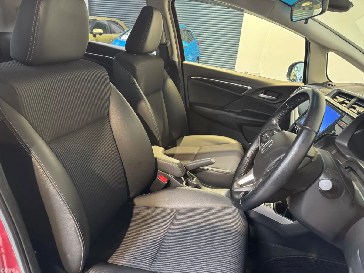 Honda Fit Hatchback, Petrol Hybrid, 2017, Red