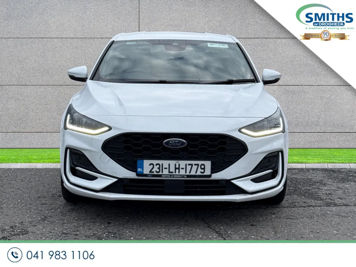 Ford Focus Hatchback, Petrol Hybrid, 2023, White