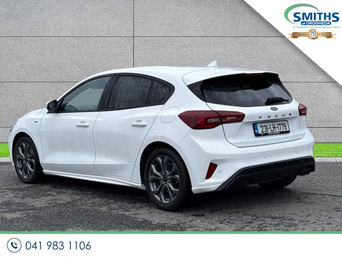 Ford Focus Hatchback, Petrol Hybrid, 2023, White