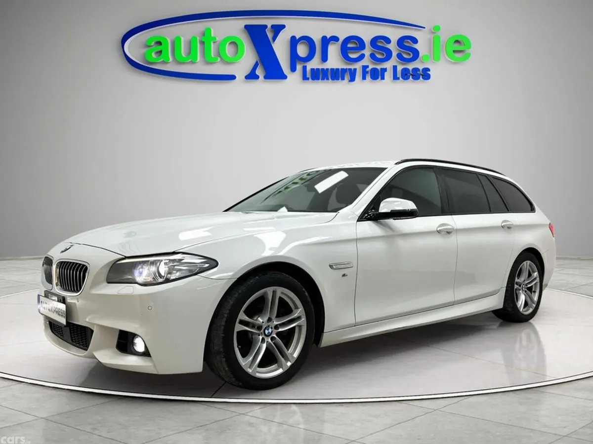 BMW 5-Series Estate, Diesel, 2016, White