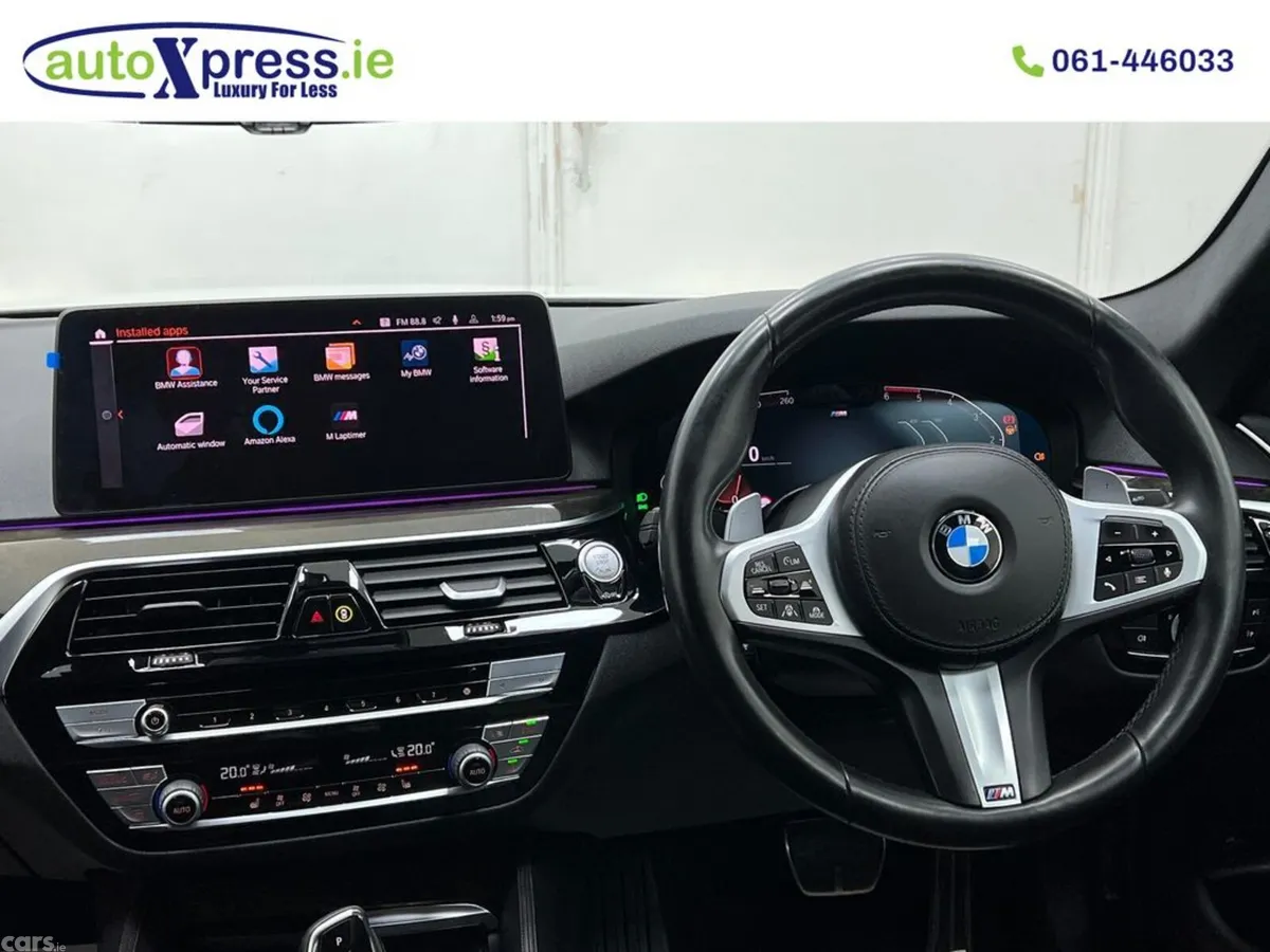 BMW 5-Series Saloon, Diesel, 2021, White