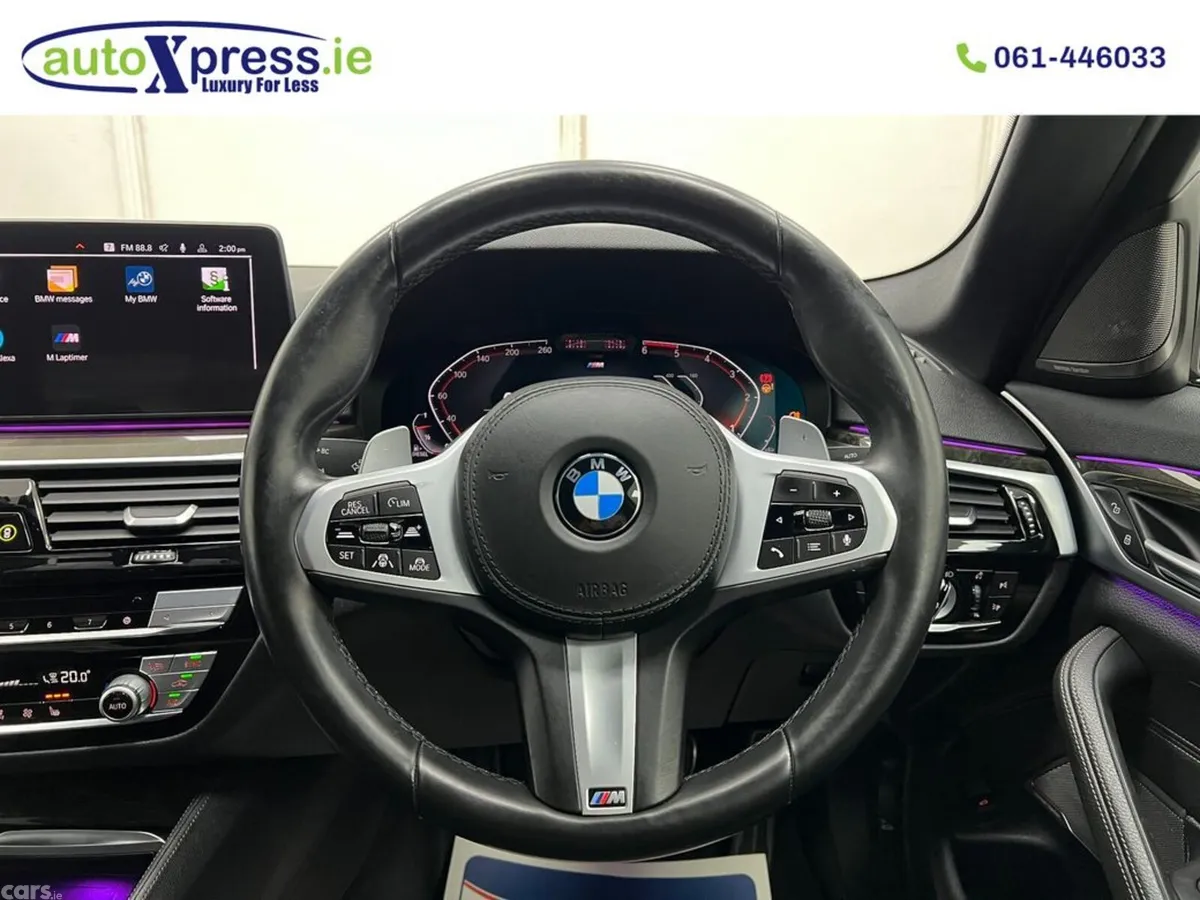 BMW 5-Series Saloon, Diesel, 2021, White