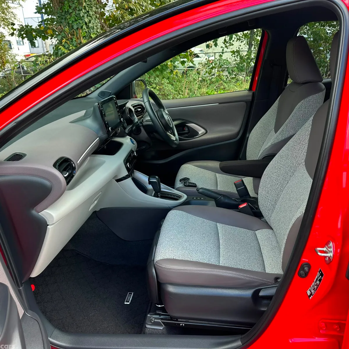 Toyota Yaris Hatchback, Petrol Hybrid, 2021, Red