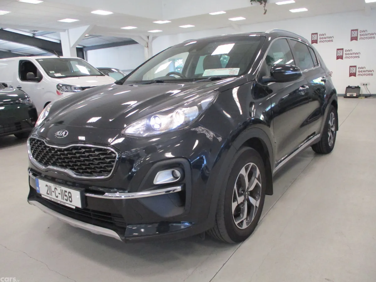 Kia Sportage SUV, Diesel Hybrid, 2021, Black