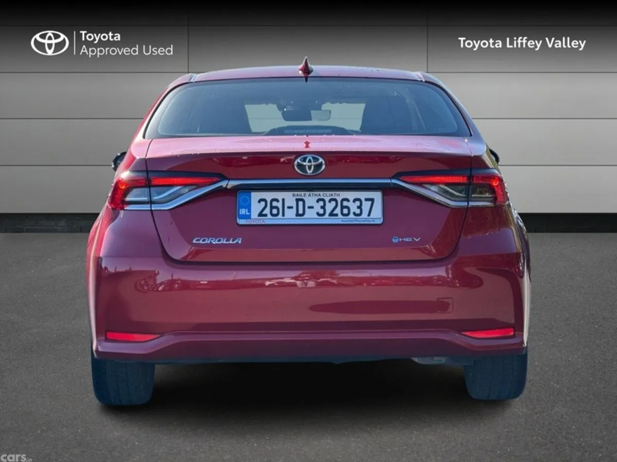 Toyota Corolla Saloon, Petrol Hybrid, 2026, Red