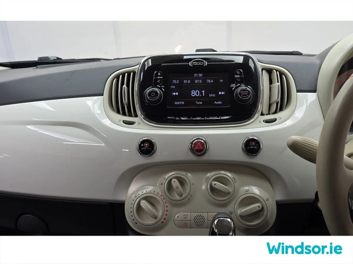 Fiat 500 Hatchback, Petrol, 2018, White