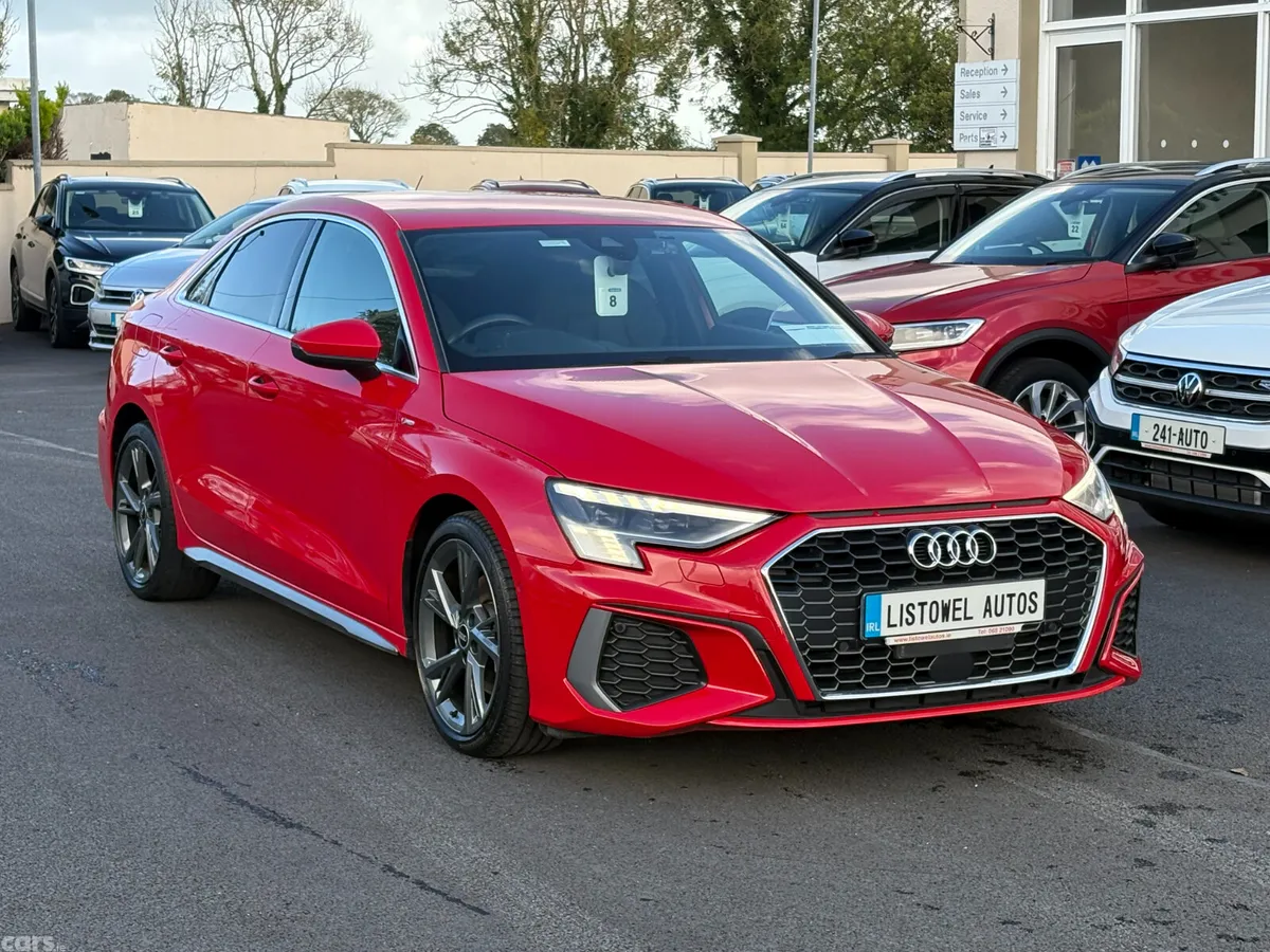 Audi A3 Saloon, Petrol, 2021, Red