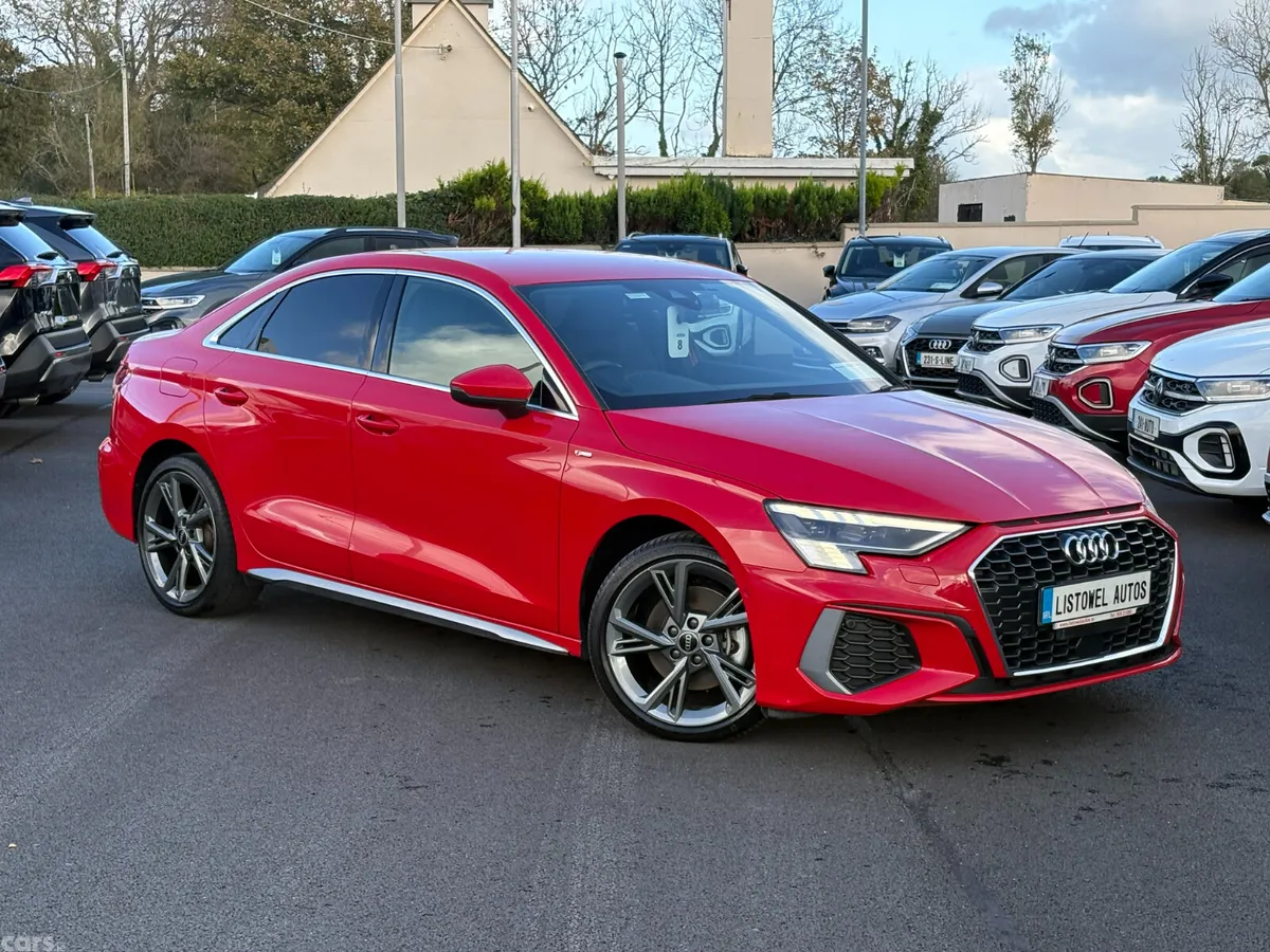Audi A3 Saloon, Petrol, 2021, Red