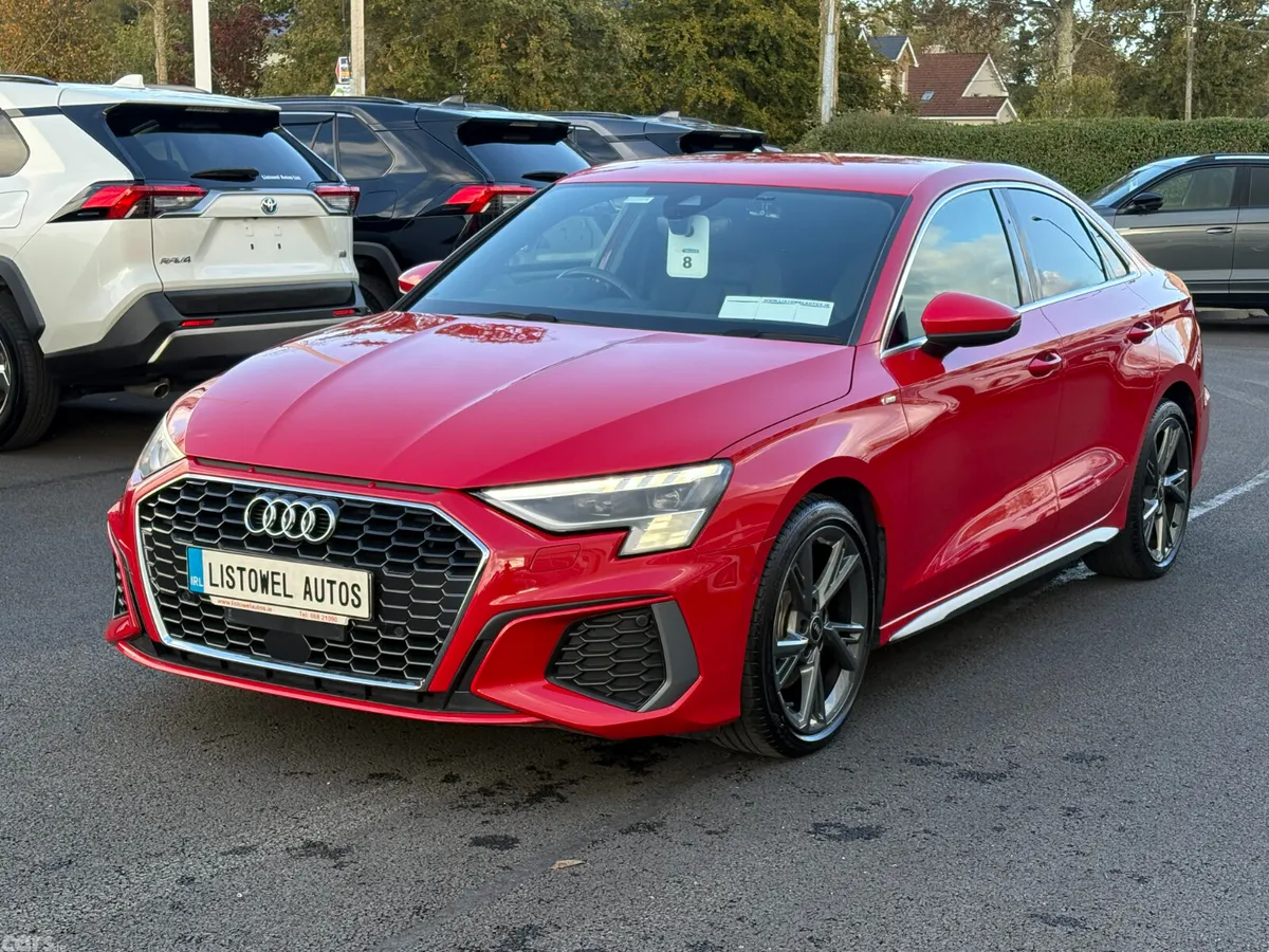 Audi A3 Saloon, Petrol, 2021, Red