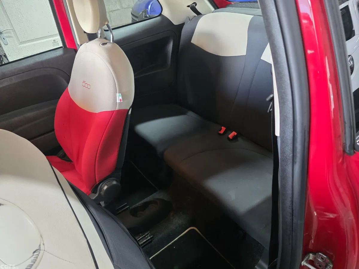 Fiat 500 Hatchback, Petrol, 2014, Red