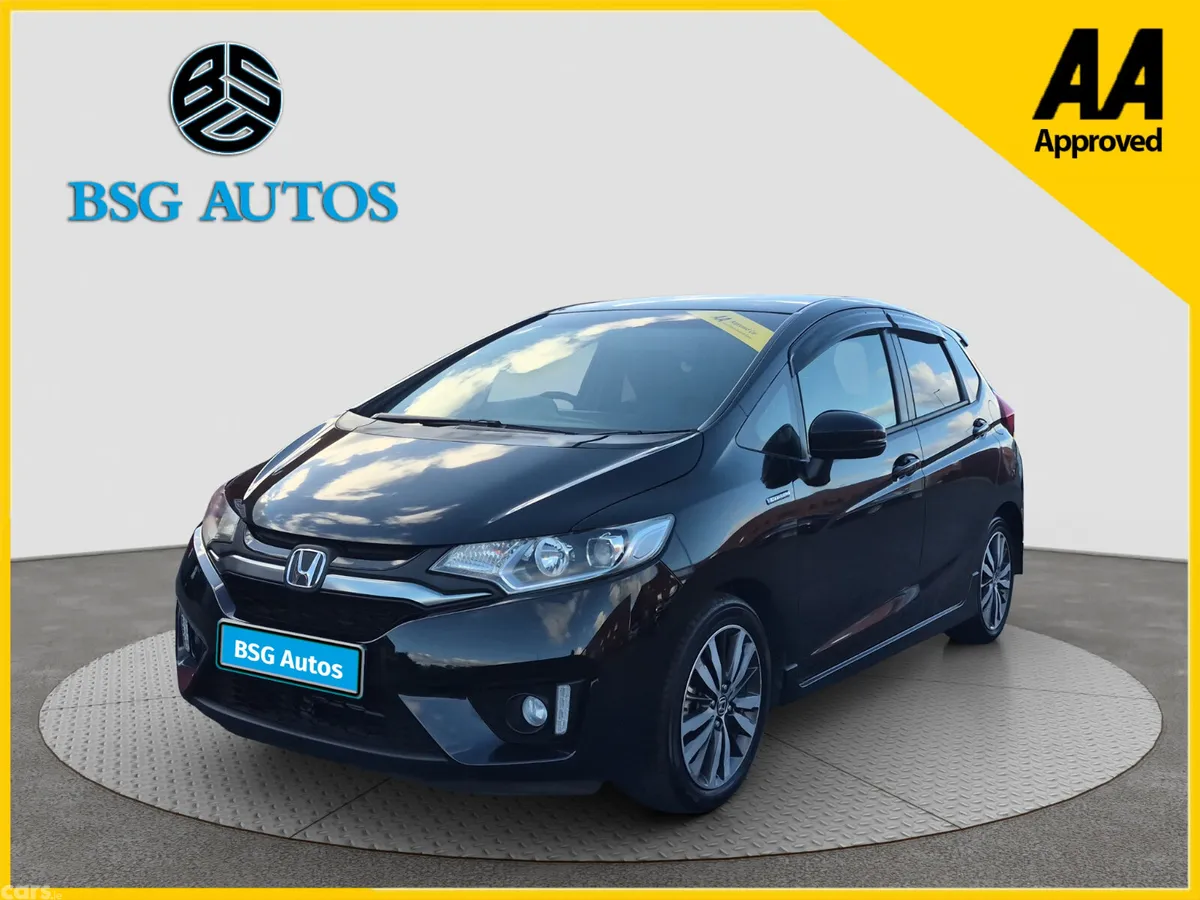 Honda Fit Hatchback, Petrol Hybrid, 2014, Black