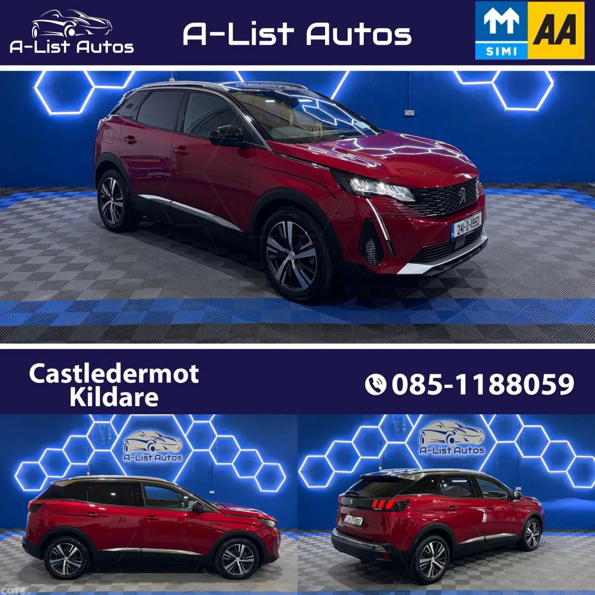 Peugeot 3008 MPV, Diesel, 2024, Red