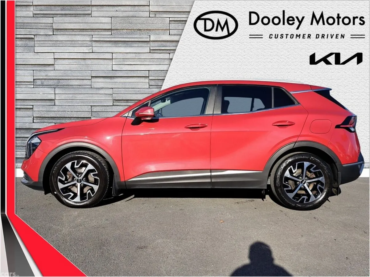 Kia Sportage SUV, Diesel Hybrid, 2023, Red