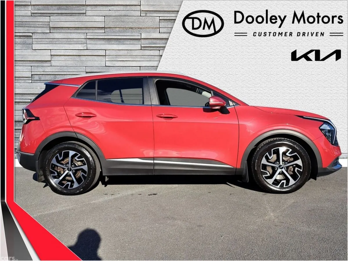 Kia Sportage SUV, Diesel Hybrid, 2023, Red