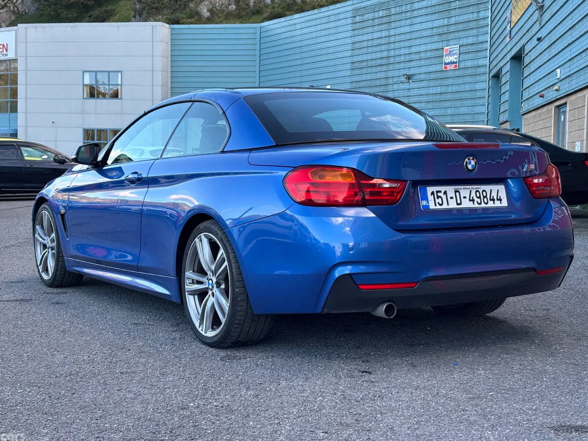 BMW 4-Series Convertible, Diesel, 2015, Blue