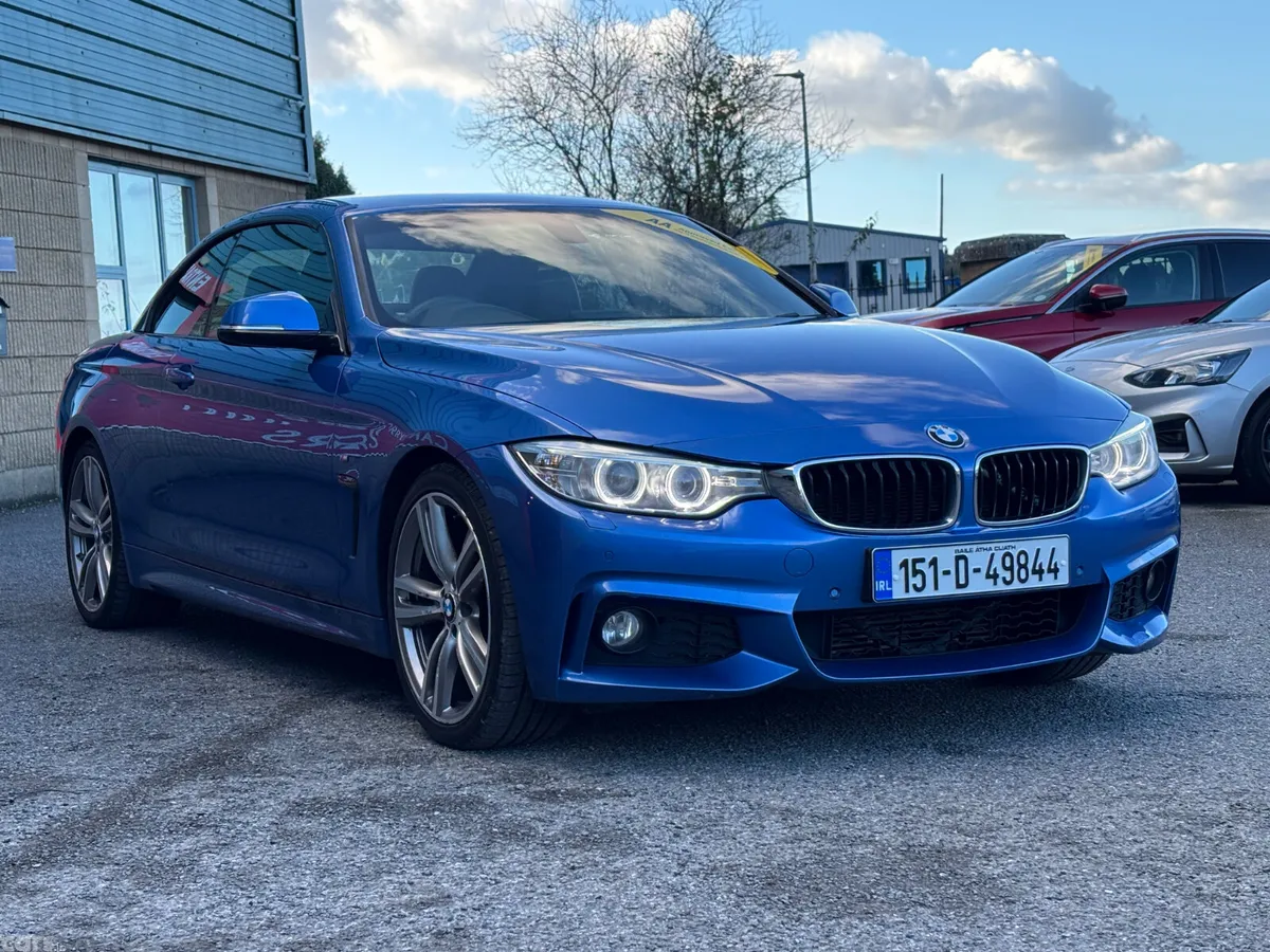 BMW 4-Series Convertible, Diesel, 2015, Blue