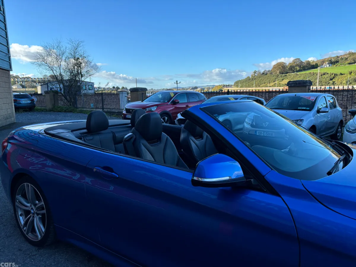 BMW 4-Series Convertible, Diesel, 2015, Blue