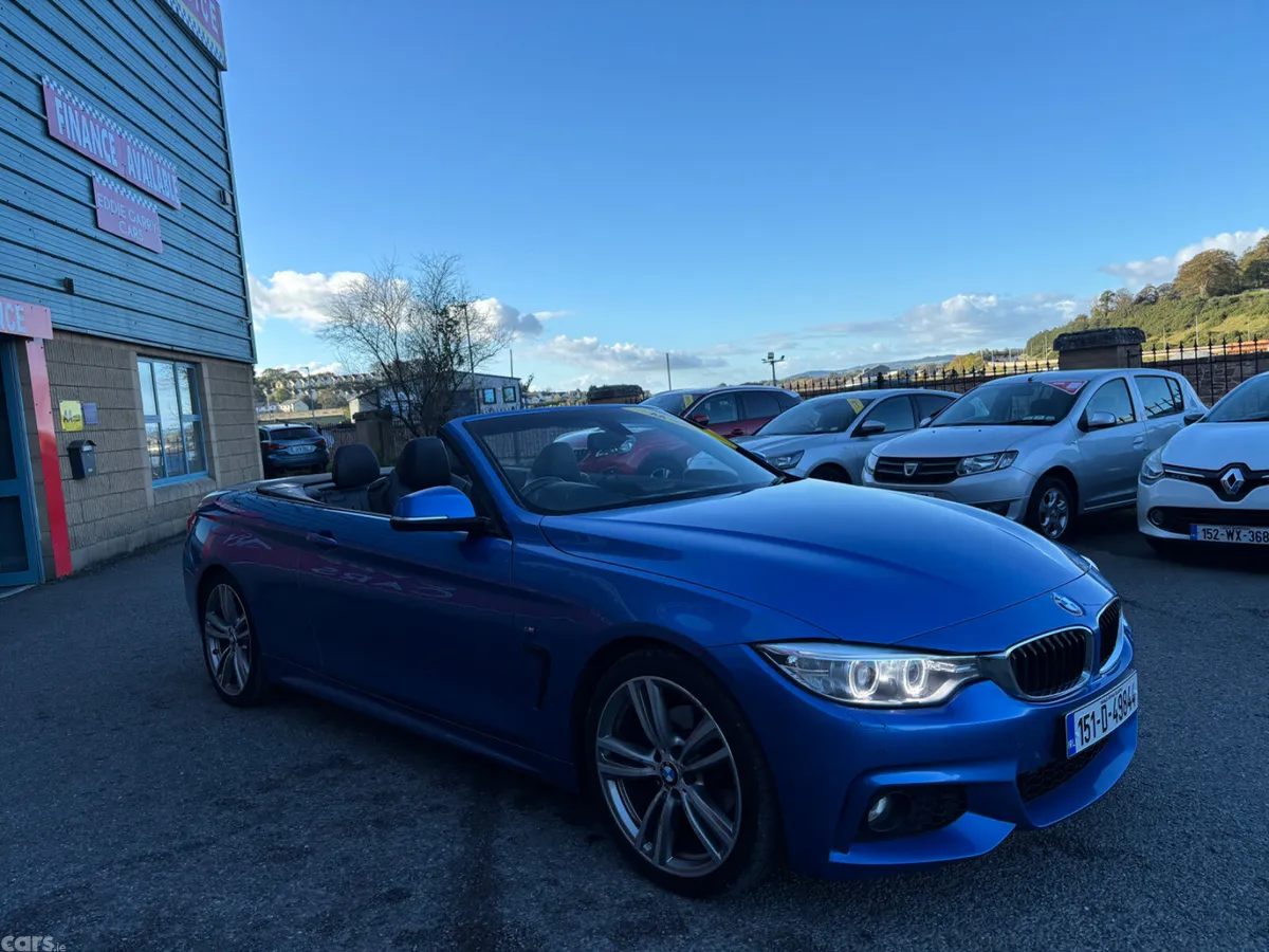 BMW 4-Series Convertible, Diesel, 2015, Blue