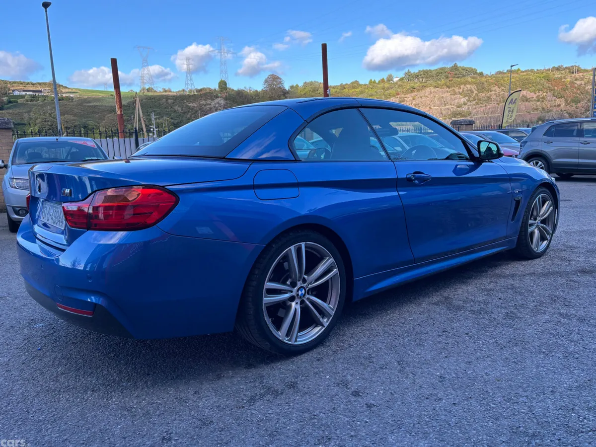 BMW 4-Series Convertible, Diesel, 2015, Blue