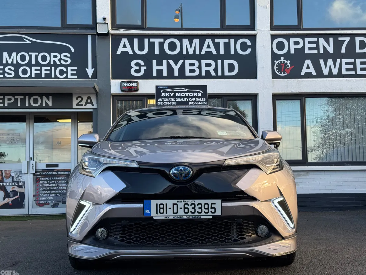 Toyota C-HR SUV, Petrol Hybrid, 2018, Silver