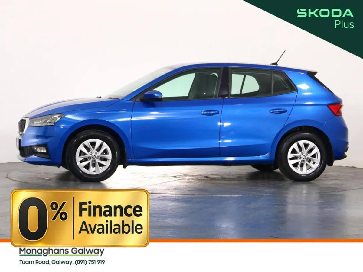 Skoda Fabia Hatchback, Petrol, 2022, Blue