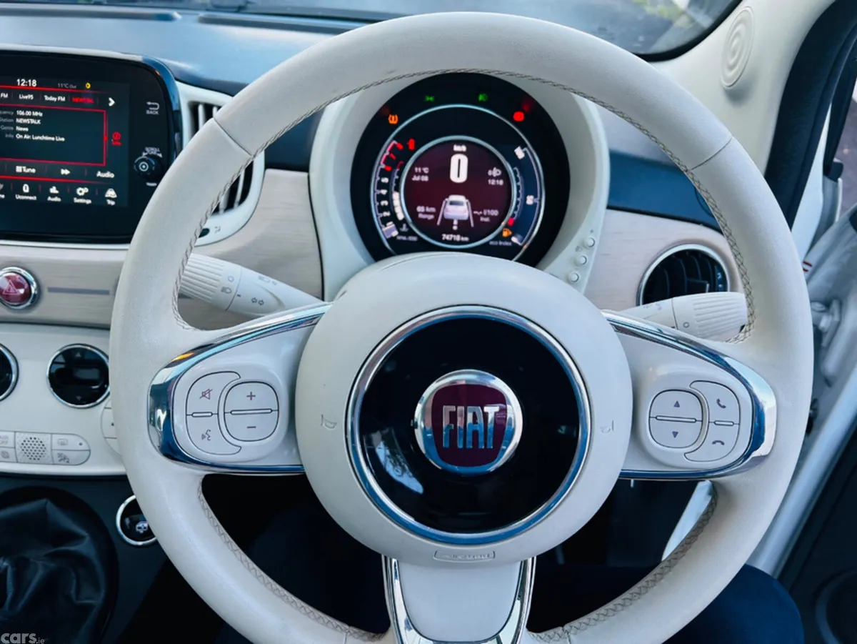 Fiat 500 Hatchback, Petrol, 2019, White