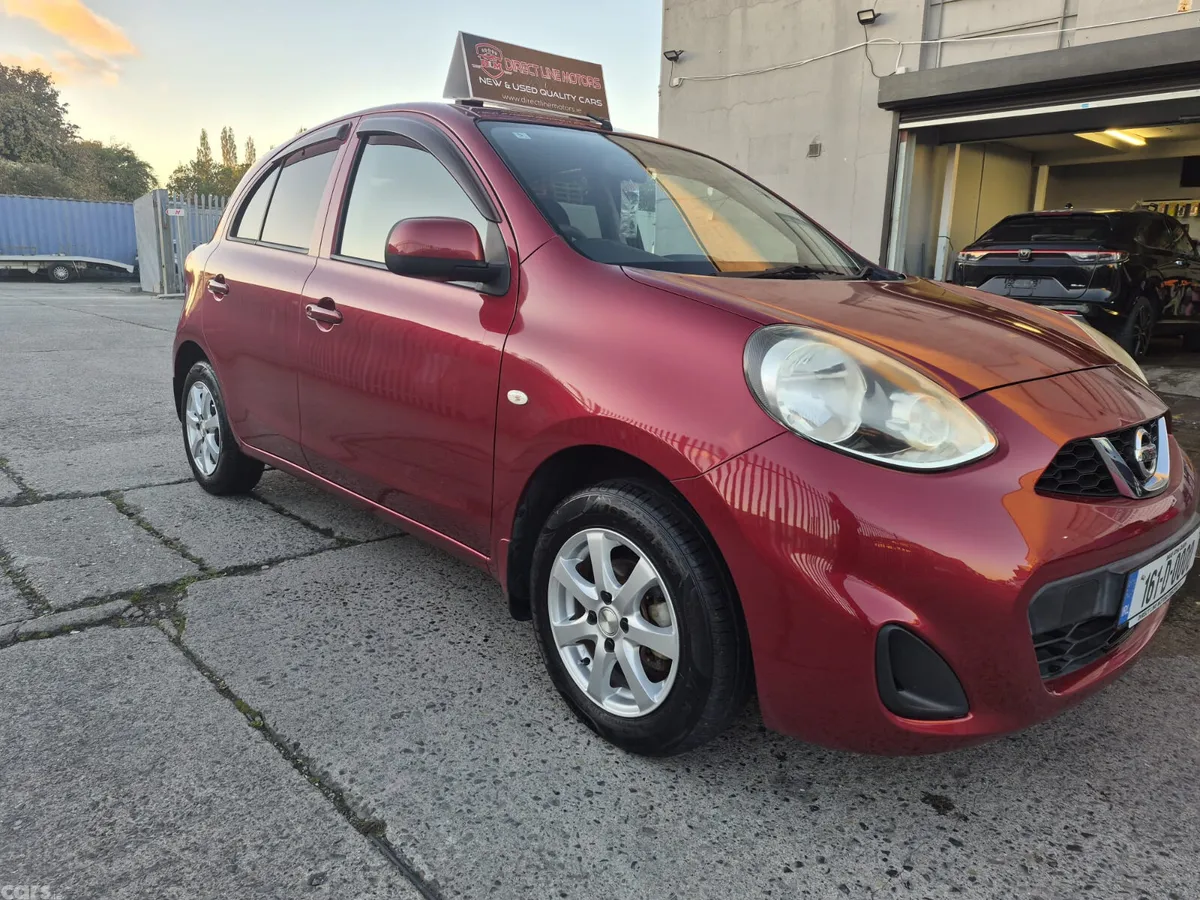 Nissan March Hatchback, Petrol, 2016, Red