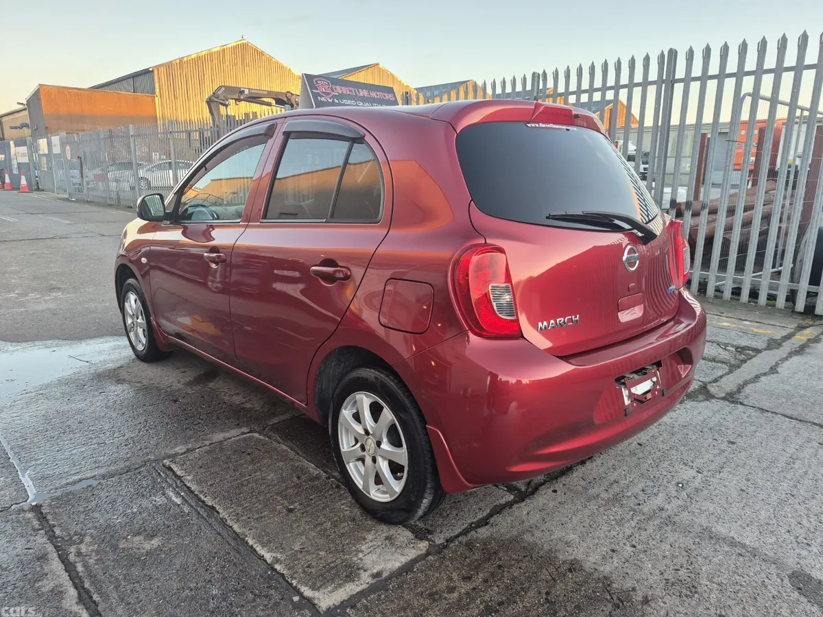 Nissan March Hatchback, Petrol, 2016, Red