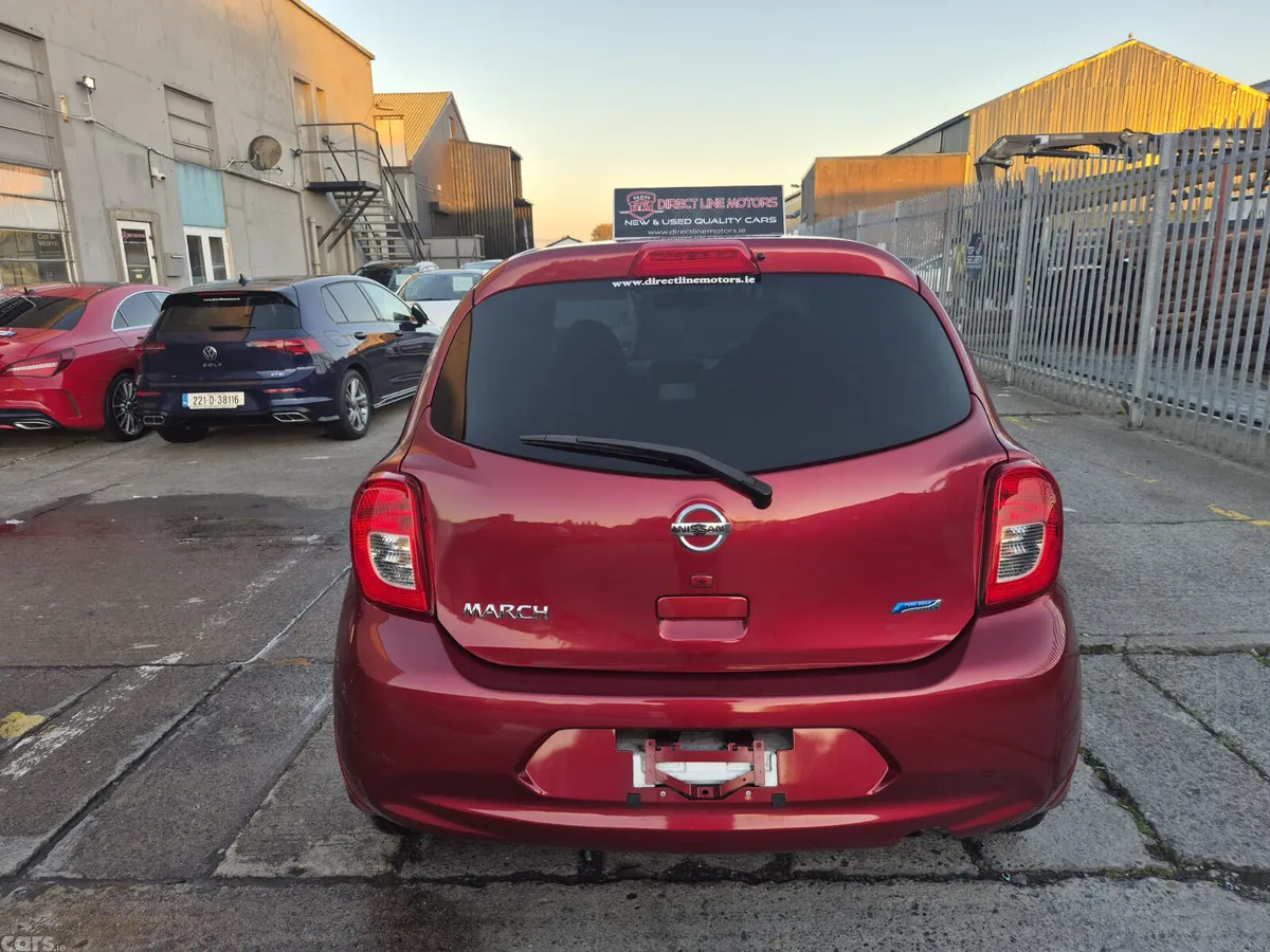 Nissan March Hatchback, Petrol, 2016, Red