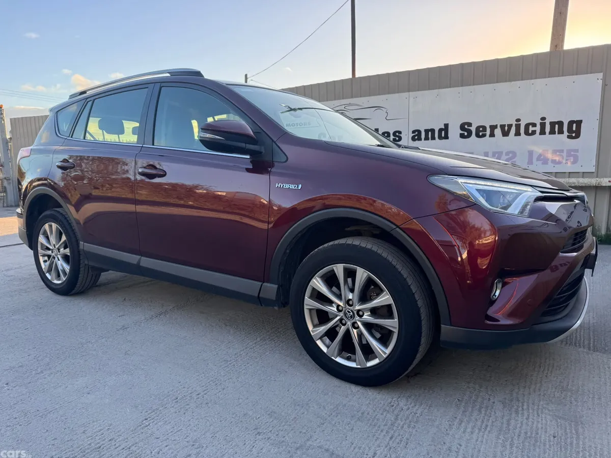 Toyota RAV4 SUV, Petrol Hybrid, 2016, Red