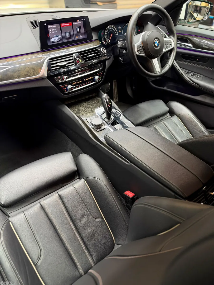 BMW 5-Series Saloon, Diesel, 2017, White