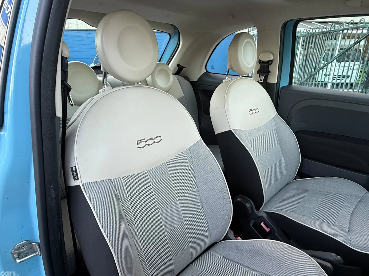 Fiat 500 Hatchback, Petrol, 2015, Blue
