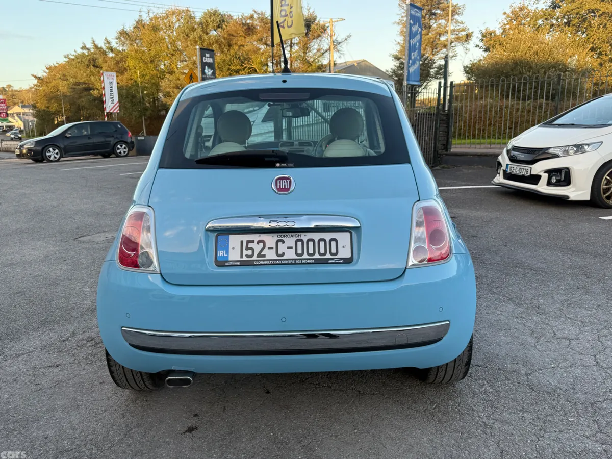 Fiat 500 Hatchback, Petrol, 2015, Blue