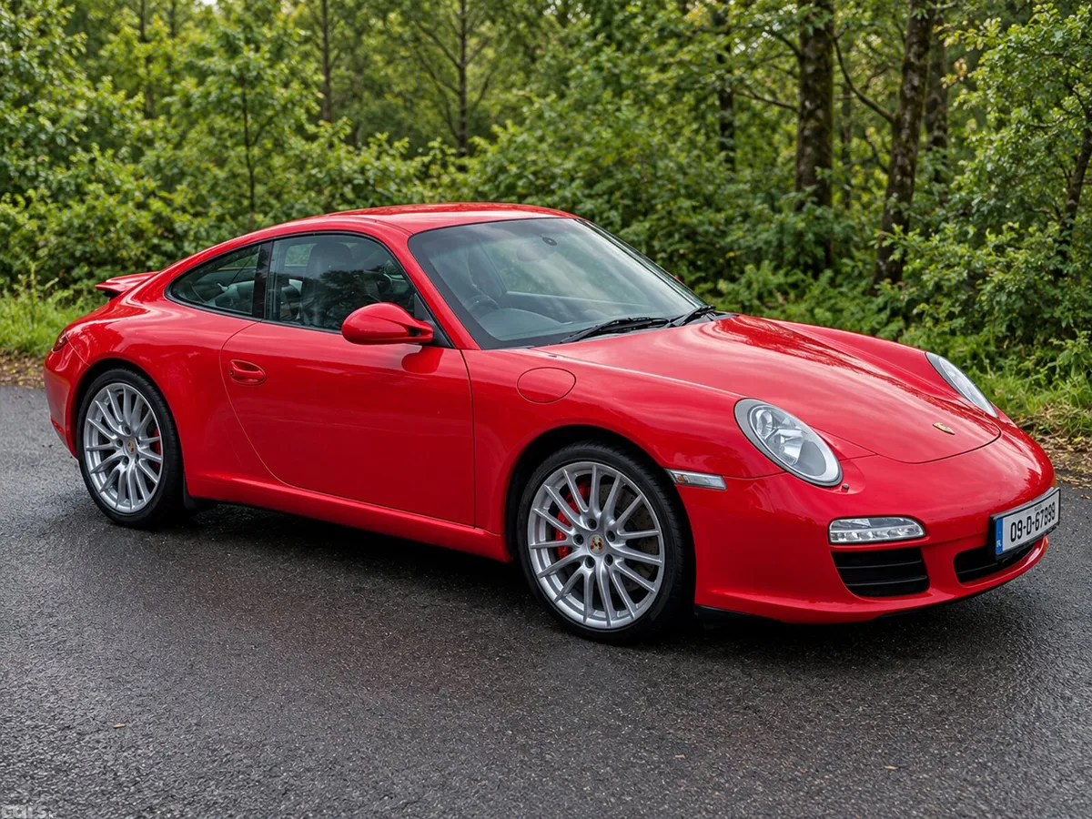 Porsche 911 Coupe, Petrol, 2009, Red