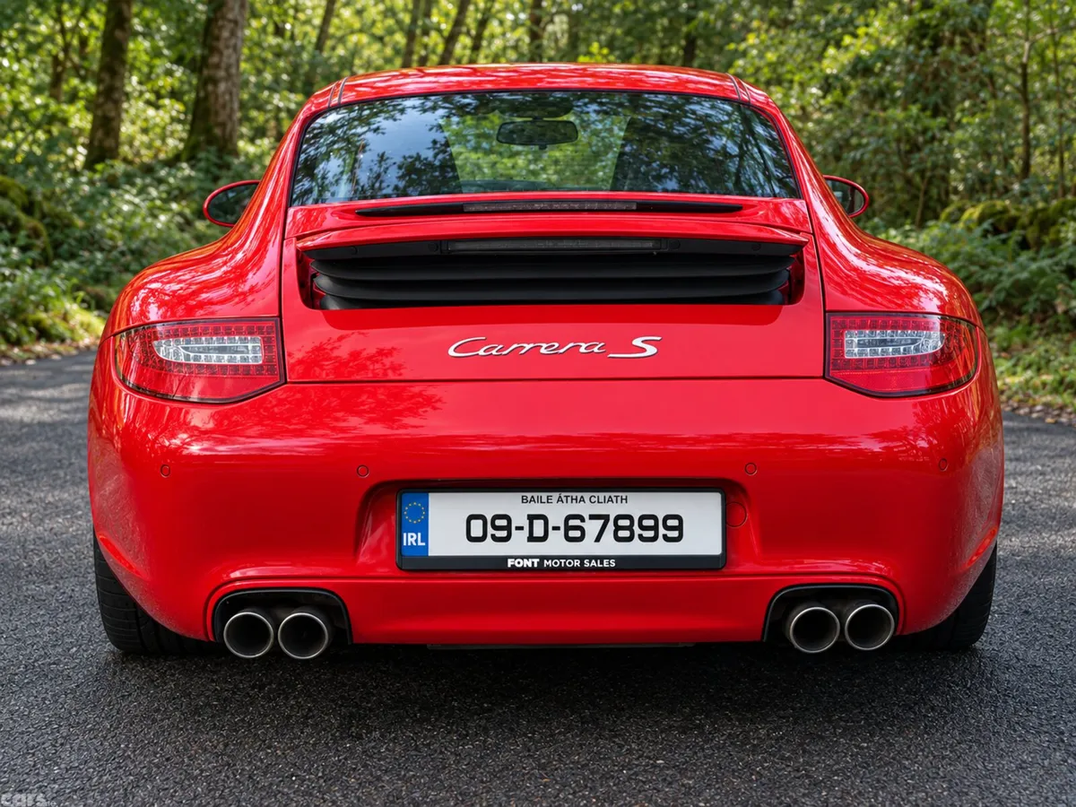 Porsche 911 Coupe, Petrol, 2009, Red