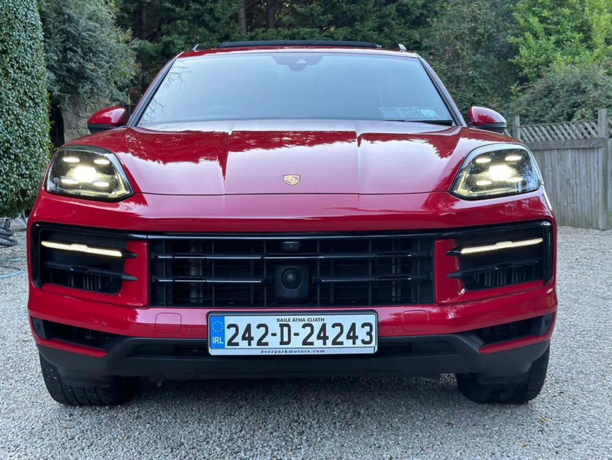 Porsche Cayenne SUV, Petrol Plug-in Hybrid, 2024, Red