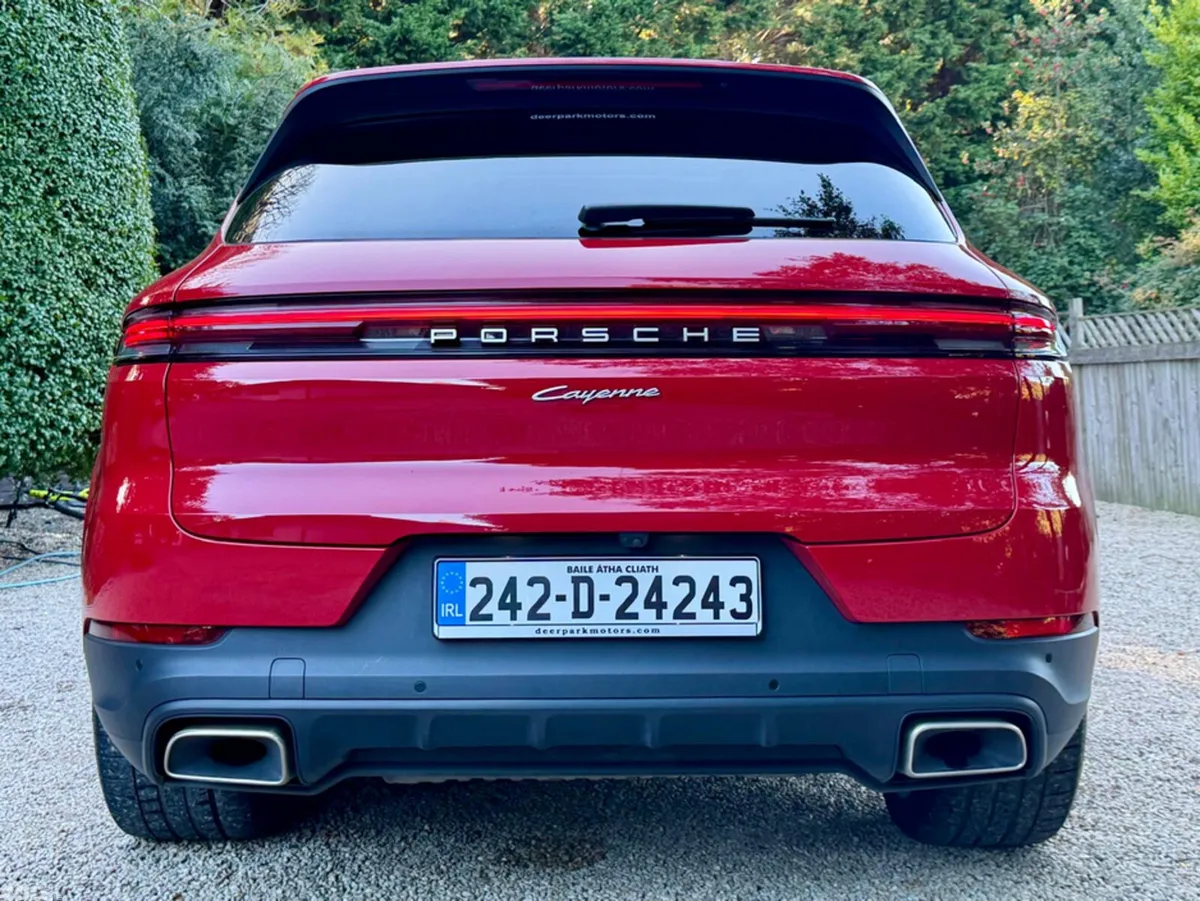 Porsche Cayenne SUV, Petrol Plug-in Hybrid, 2024, Red