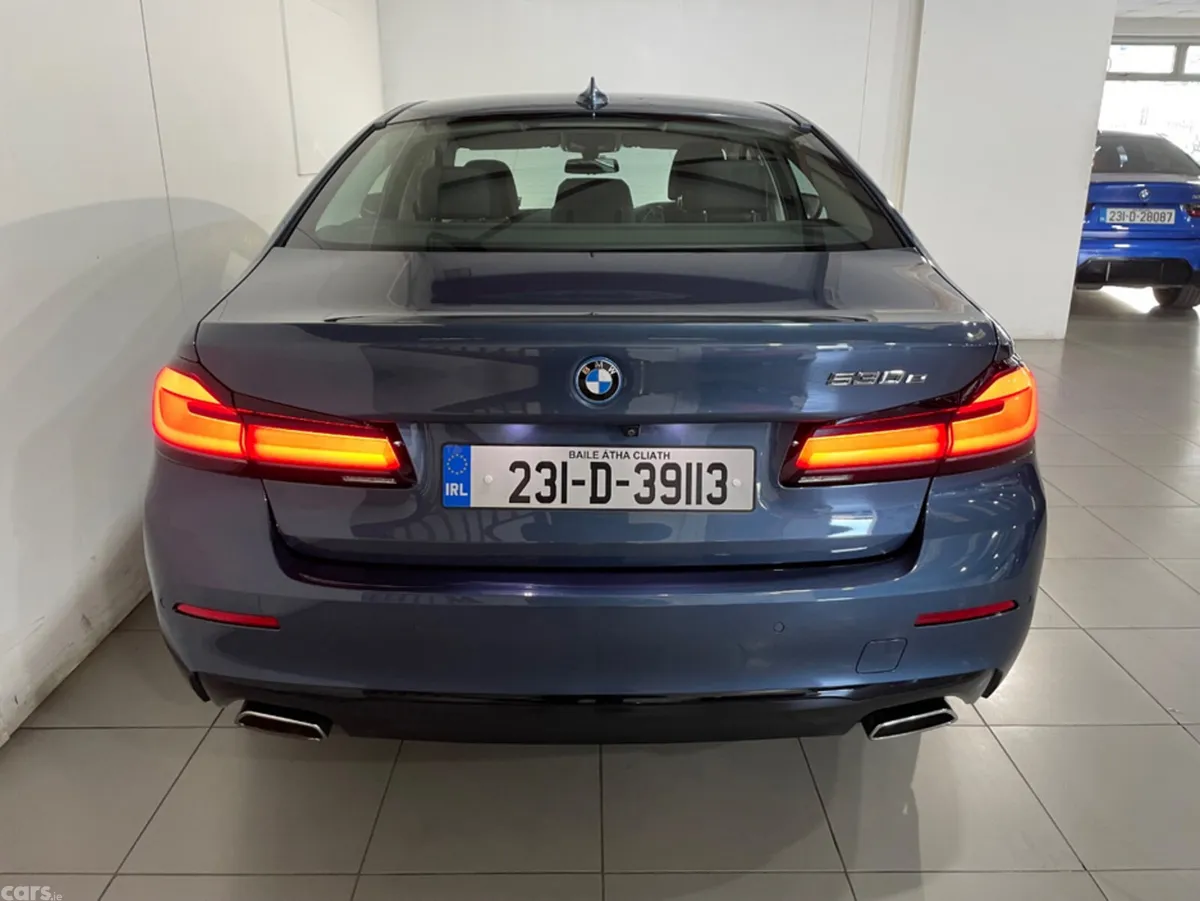 BMW 5-Series Saloon, Petrol Plug-in Hybrid, 2023, Blue