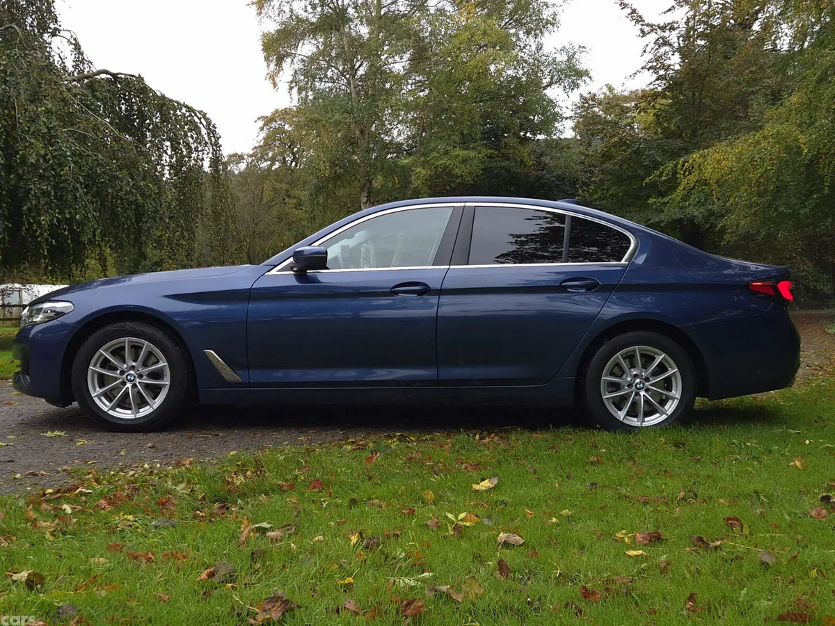 BMW 5-Series Saloon, Diesel, 2021, Blue