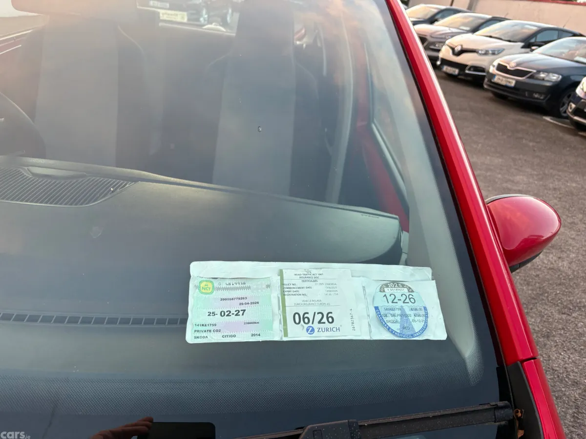Skoda Citigo Hatchback, Petrol, 2014, Red