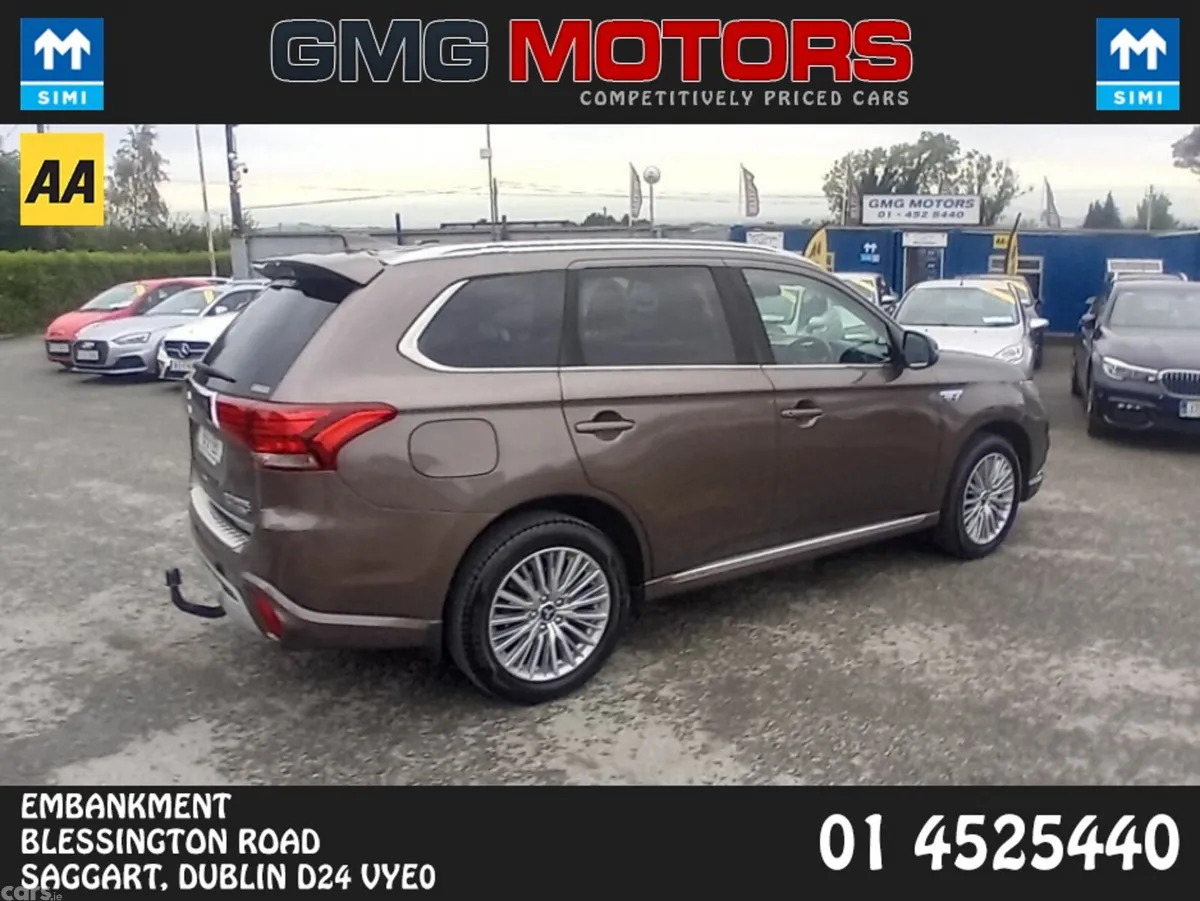 Mitsubishi Outlander Estate, Petrol Plug-in Hybrid, 2019, Brown